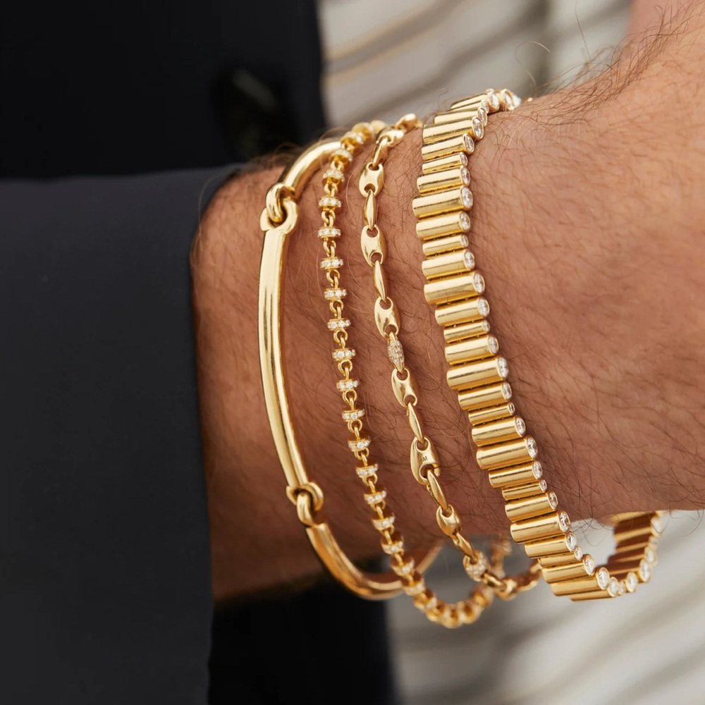 Elegant Gold Chain Bracelet by MAOR